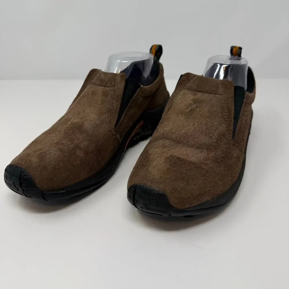 Merrell Jungle Moc Suede Slip on Shoes Men's 8.5 Brown Gunsmoke